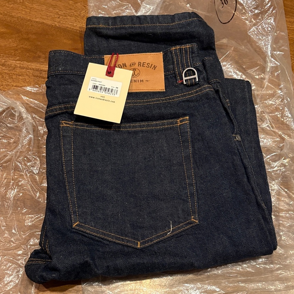 Iron & Resin Men's Deep Indigo Jeans
